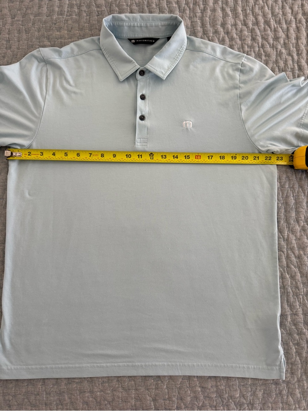 Travis Mathew Pale Blue Performance Polo - Picture 6 of 8